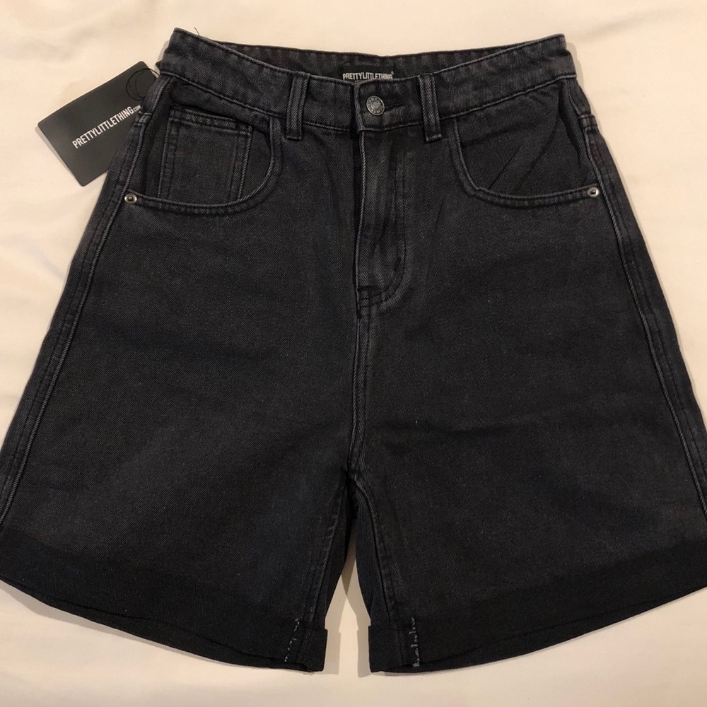 high waisted mom shorts